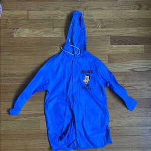 Blue Kids Raincoat with Cartoon Design